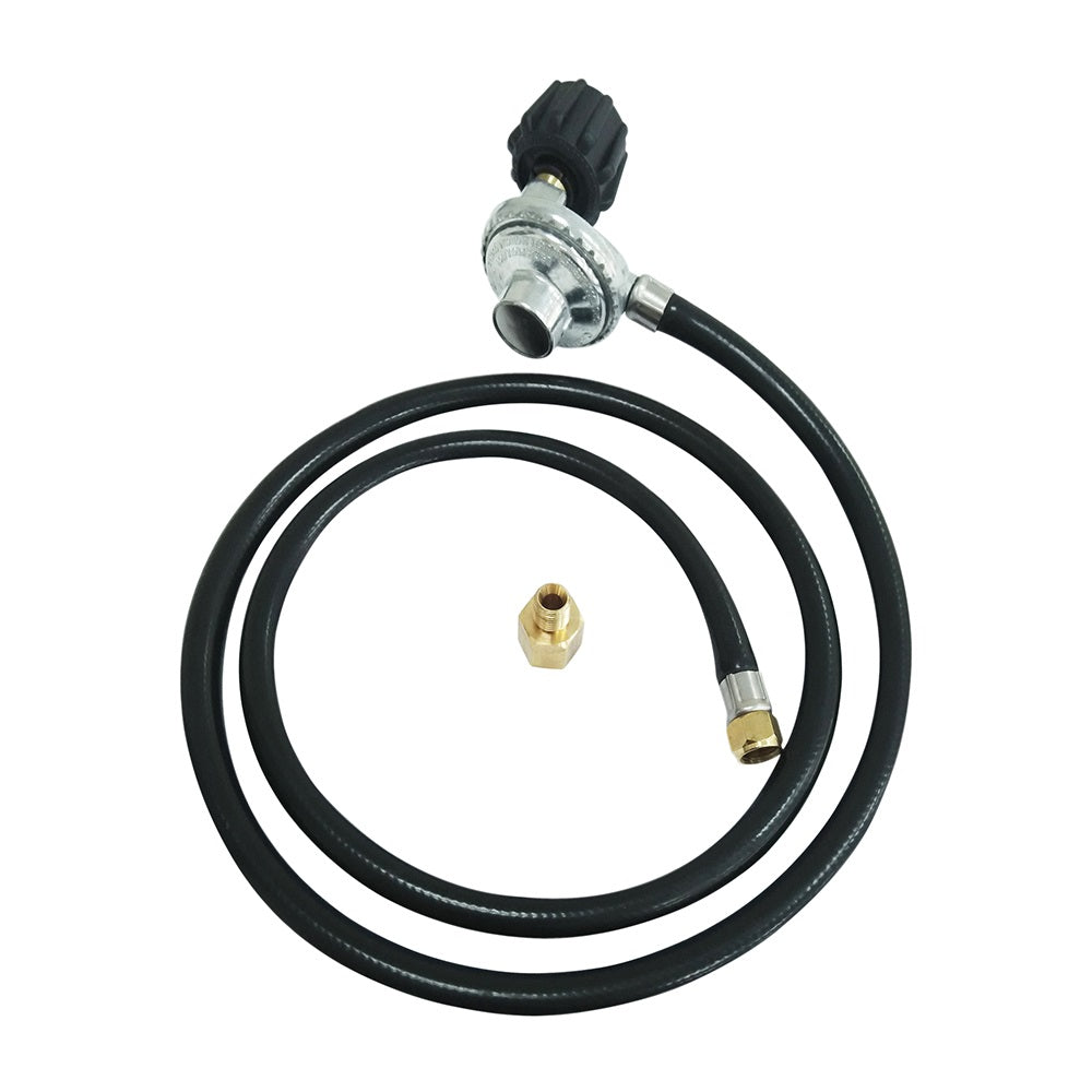 Gasmate 2kg 90 Deg Qcc Lpg Regulator With 600mm Hose 7223