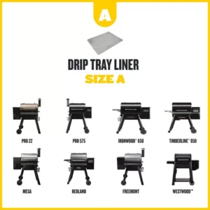Traeger Drip Tray Liner 5 Pack Size A (Pro 22/575/IW 650/TL 850)