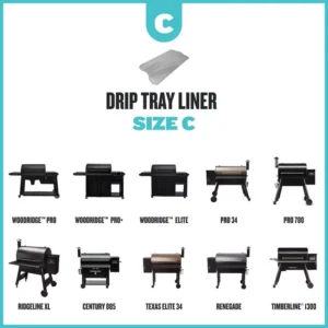Traeger  Drip Tray Liner 5 Pack C