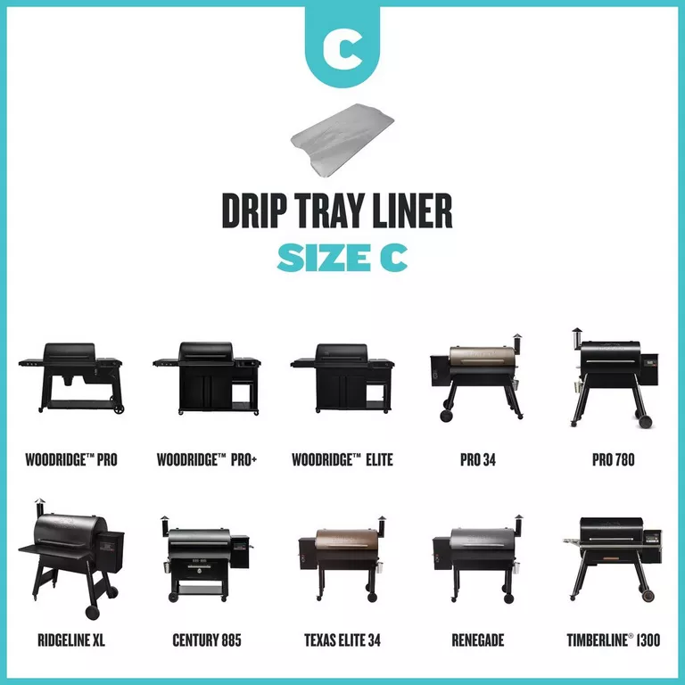 Traeger Drip Tray Liner 5 Pack C