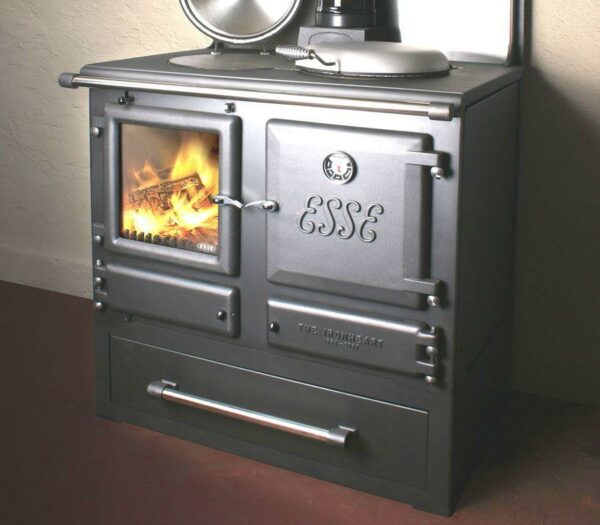 ESSE Ironheart Wood Stove/Cooker side view