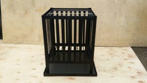 Large Square Garden Brazier front view