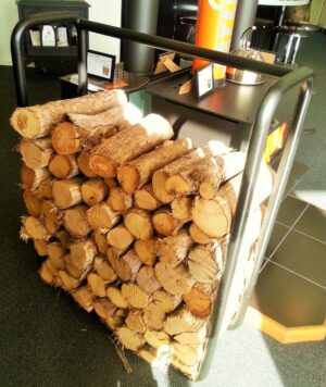 Log Rack with logs