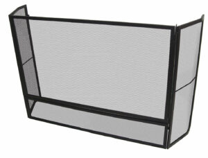 Mesh Fire Guard with Gate - Inbuilt side view
