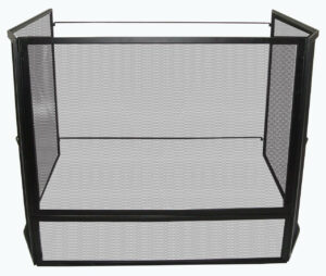 Mesh Fire Guard with Gate front view