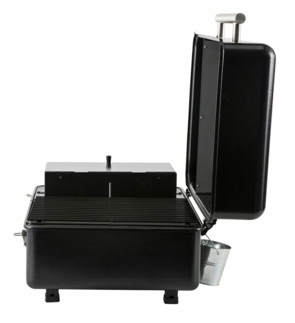 Traeger Ranger Pellet Grill side view with lid off