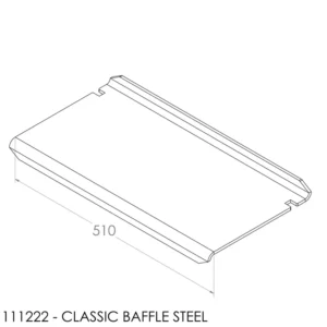 Jayline Classic/Trojan Baffle 510x265 (6mm Steel)