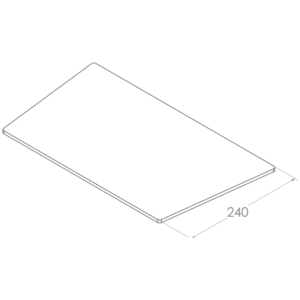 Jayline Saffire Baffle 422/362x240x6mm Steel +2001