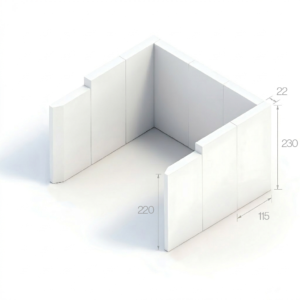 Jayline Brick Set 22MM Gem/Junior (9)