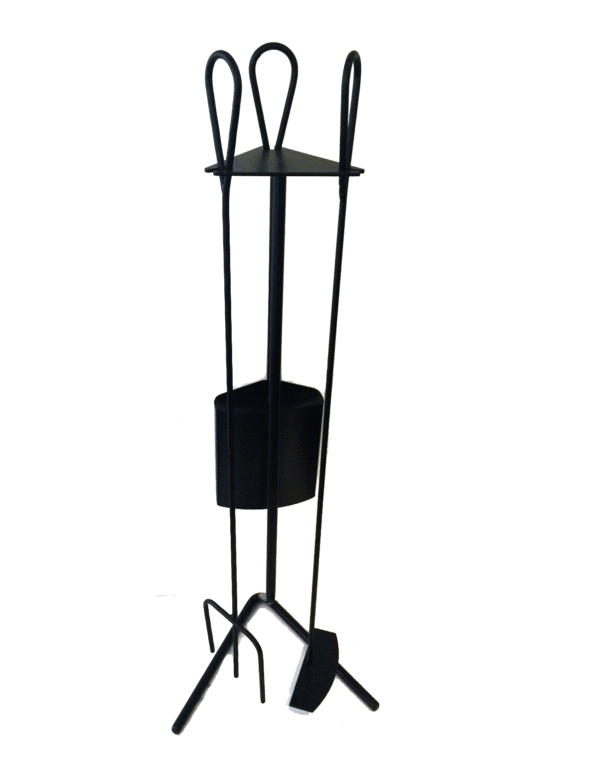 P974 Pyro Ember Rake and Stand Combo Black or Grey