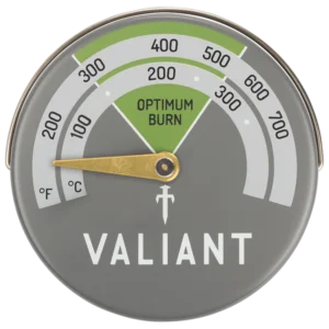 Valiant Stove Thermometer Black/Red