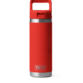 Yeti 18oz straw Rescue Red 21071503995