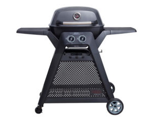Ziggy Elite Twin Grill BBQ on Cart (Gunmetal Grey)