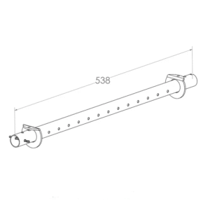Jayline Classic/Trojan Air Tube 25x538mm Post 1995
