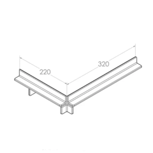 Jayline Classic/Magic Brick Retainer Retro - Left