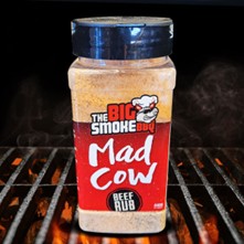 Big Smoke BBQ Mad Cow Beef Rub 440g Shaker