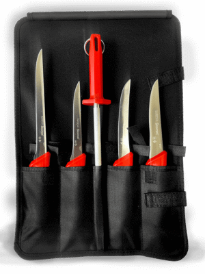 Rural Butcher Fisherman's Knife Set 5 Piece