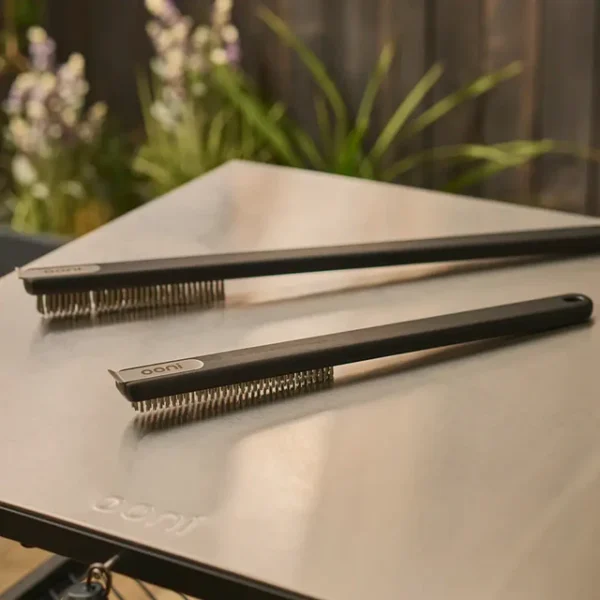 Ooni Pizza Brush Short and Long Pic