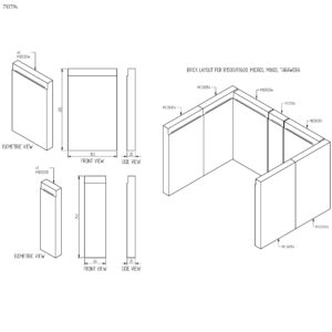 Masport R1500/R1600 Brick Set