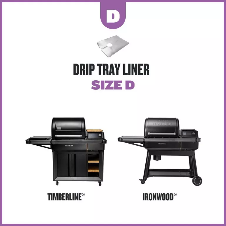 Traeger Drip Tray Liner 5 pack size D