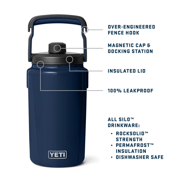 Yeti Silo Half Gallon Jug - Black - Image 2